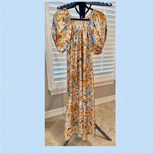 Floral Puff Sleeve Dress